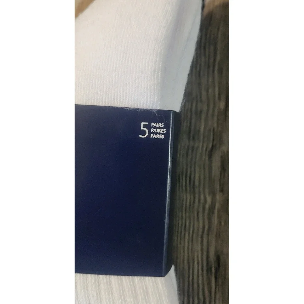 Tommy Hilfiger Mens 5 Pair Cushion Crew Socks Denim Heather TVM261CR01001